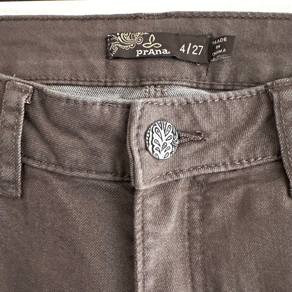 PrAna Kara jeans- Brown/Dark Mud size 4/27 - Picture 6 of 9